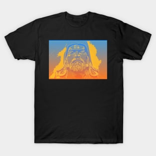 Vaporwave Genghis Khan 4220 Ulaanbaatar T-Shirt